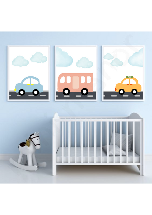 Vehicle Print Set x3